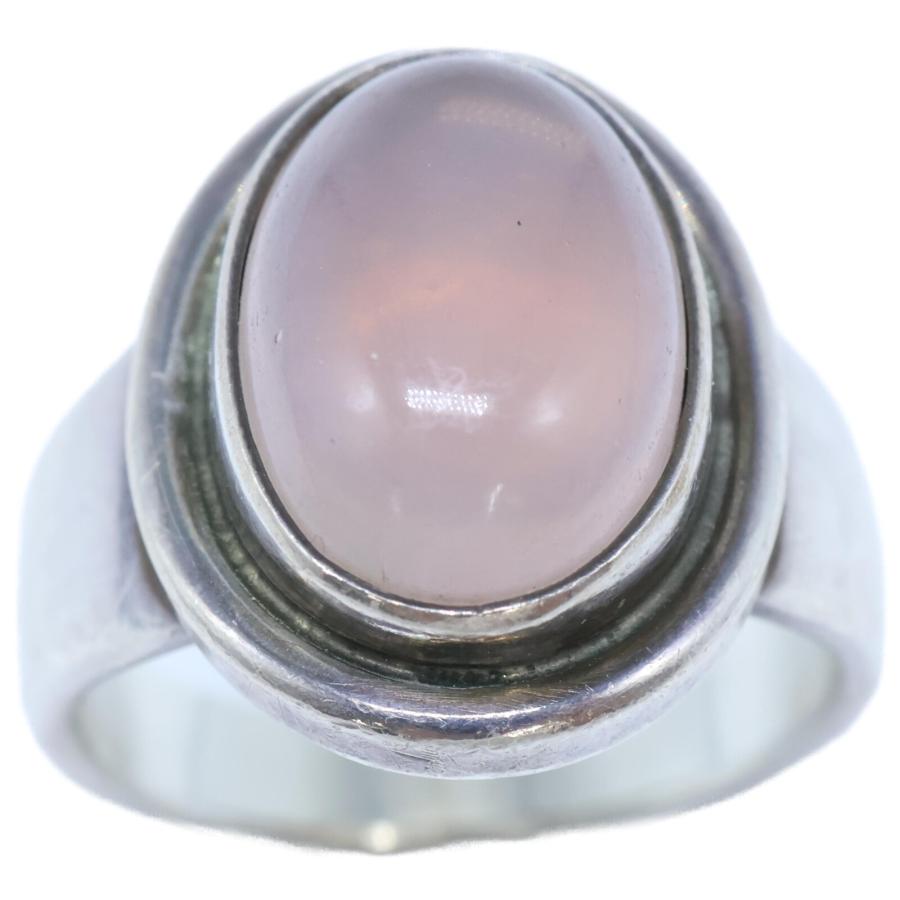 GEORG JENSEN ジョージジェンセン #46B 925S ローズクォーツ リング