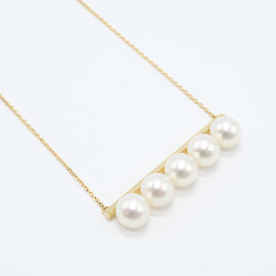 TASAKI タサキ 750 8.5mmあこや真珠5P バランス シグネチャー