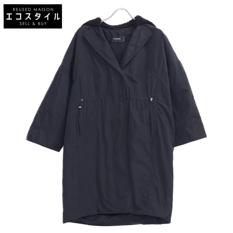 CIVIDINI チヴィディーニ MPM7205001 ブラック フーディー ジャケット 