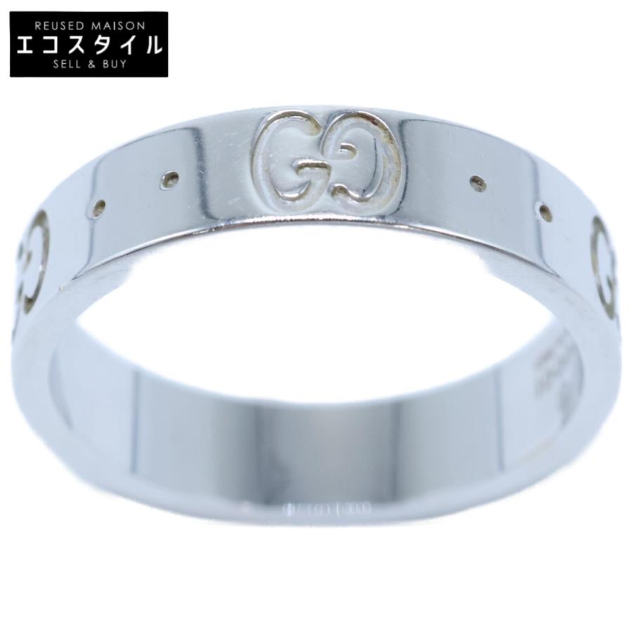 GUCCI（グッチ） 美品 750 ICON アイコン GG スリム リング・指輪 9 