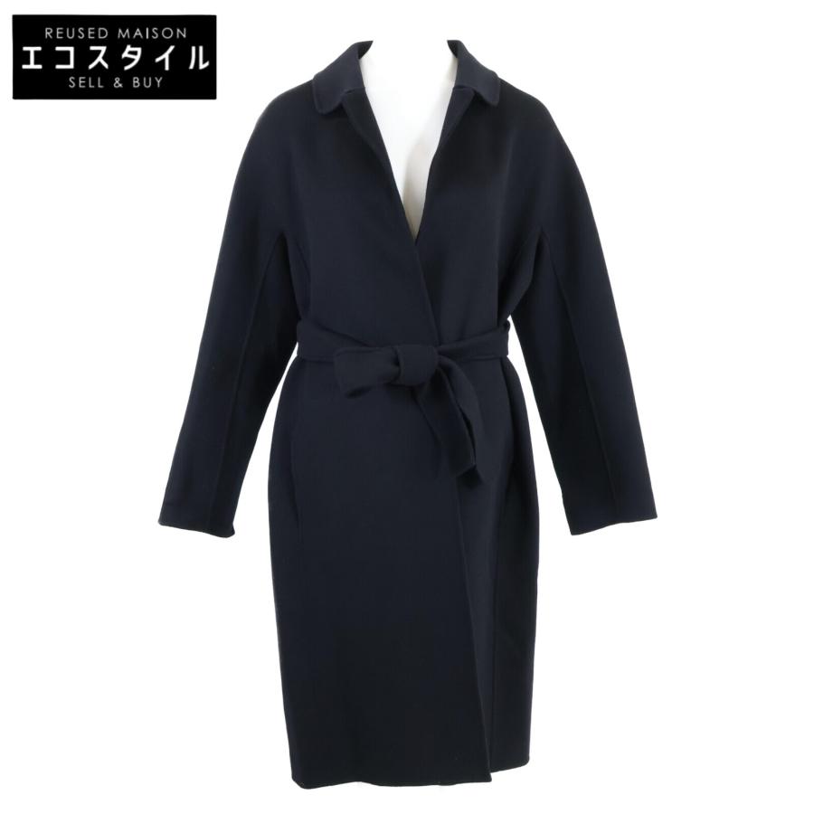 MaxMara ウールコート 38サイズ Max Mara マックスマーラ 901615996 ブラック CUCITO AMANO ウール