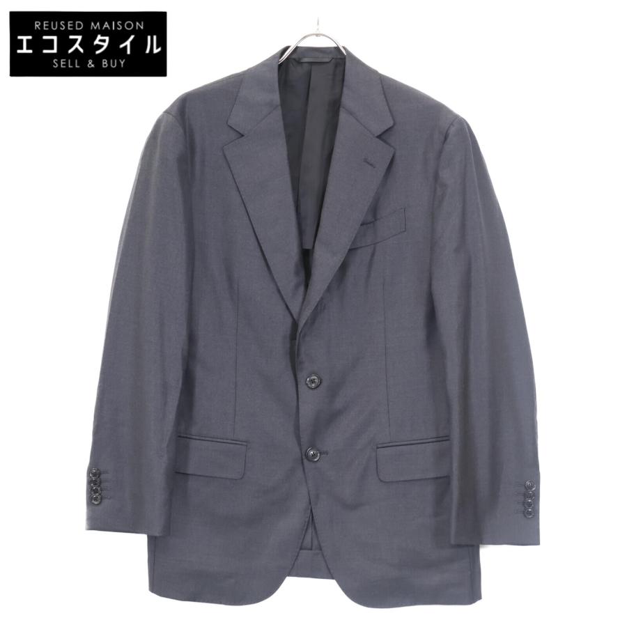 Per noi ペルノイ LoroPiana 365 Super 130's グレー ジャケット 菅原靴店 48 Per noi ペルノイ LoroPiana 365 Super 130's グレー ジャケット 菅原