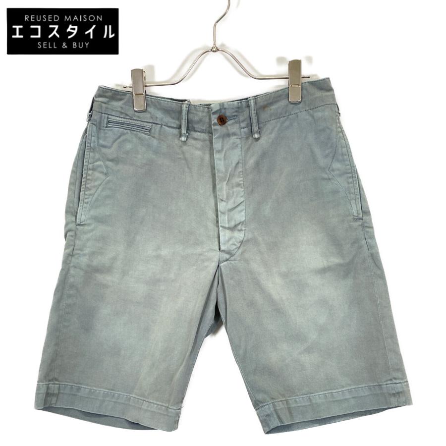 RRL ダブルアールエル 加工 ボタンフライ ショートパンツ