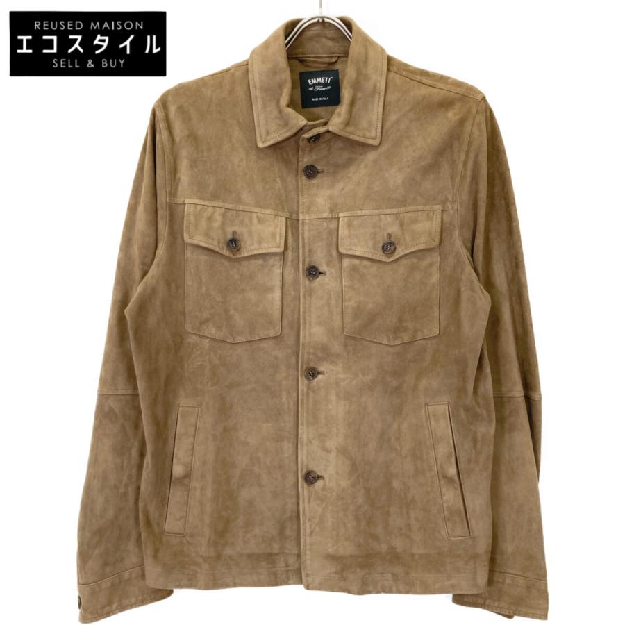 中古】エンメティ EMMETI ゴートスキン スエード レザージャケット