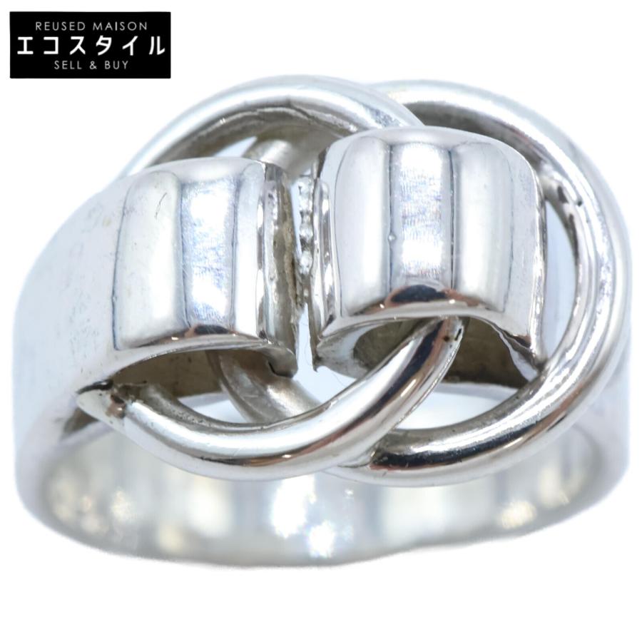 美品 HERMES エルメス 925 ドゥーザノー リング・指輪 シルバー  