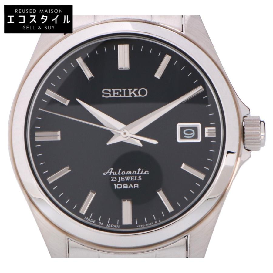 SEIKO セイコー SS SZSB011 黒文字盤 メカニカル 裏スケ 自動巻き時計  