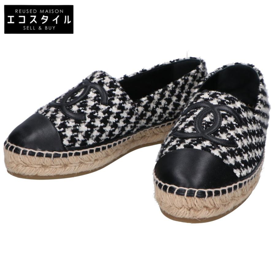 CHANEL 美品 シャネル 22B G29762 Y56139 千鳥柄 ツイード