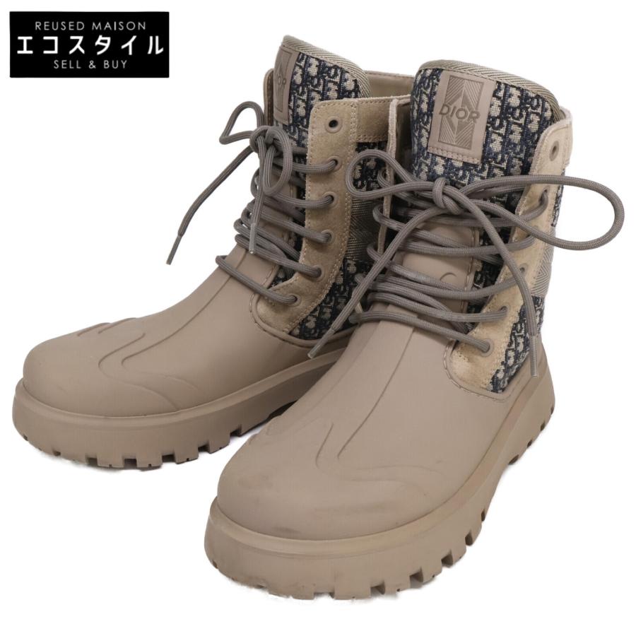 DIOR ディオール ガーデン オブリーク レースアップブーツ シューズ 39  