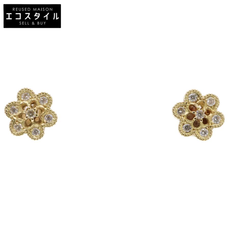 AHKAH アーカー ロマンスフラワーピアス K18YG AHKAH アーカー