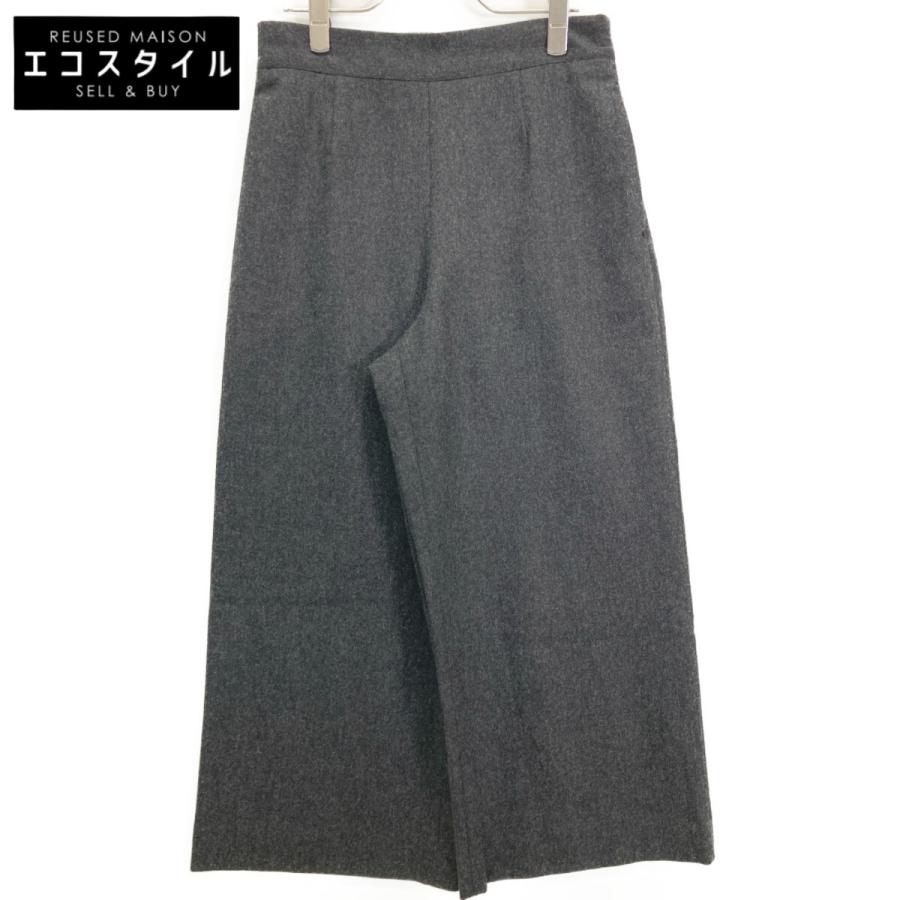 M＆KYOKOグレー ニット ワイドパンツ キュロットウール100% 日本製 Kiton キートン グレー D42102K05N25 カシミヤウール ワイド パンツ 40