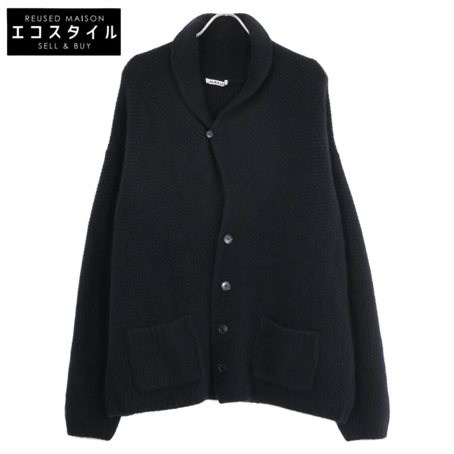 AURALEE オーラリー A22AC01BC 22AW BABY CASHMERE KNIT SHAWL COLLOR