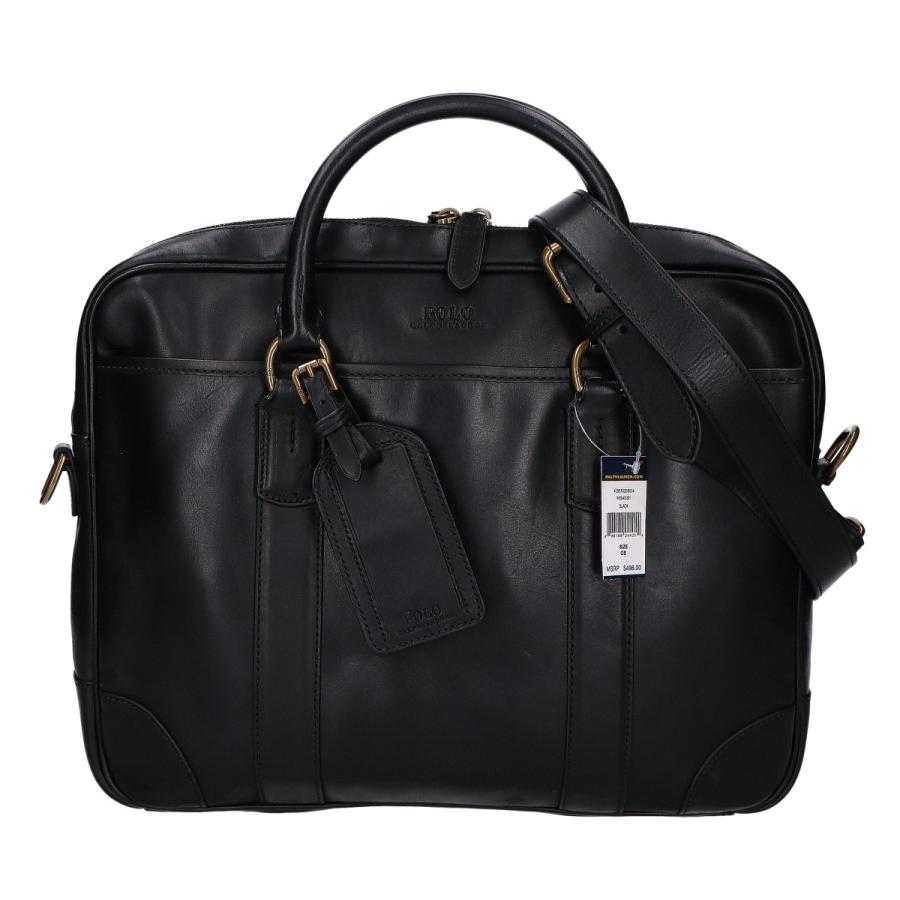 【ラルフローレン】ビジネスバッグ 2wayトート ショルダー A4対応 ブラック ラルフローレン】ビジネスバッグ 2wayトート ショルダー A4対応