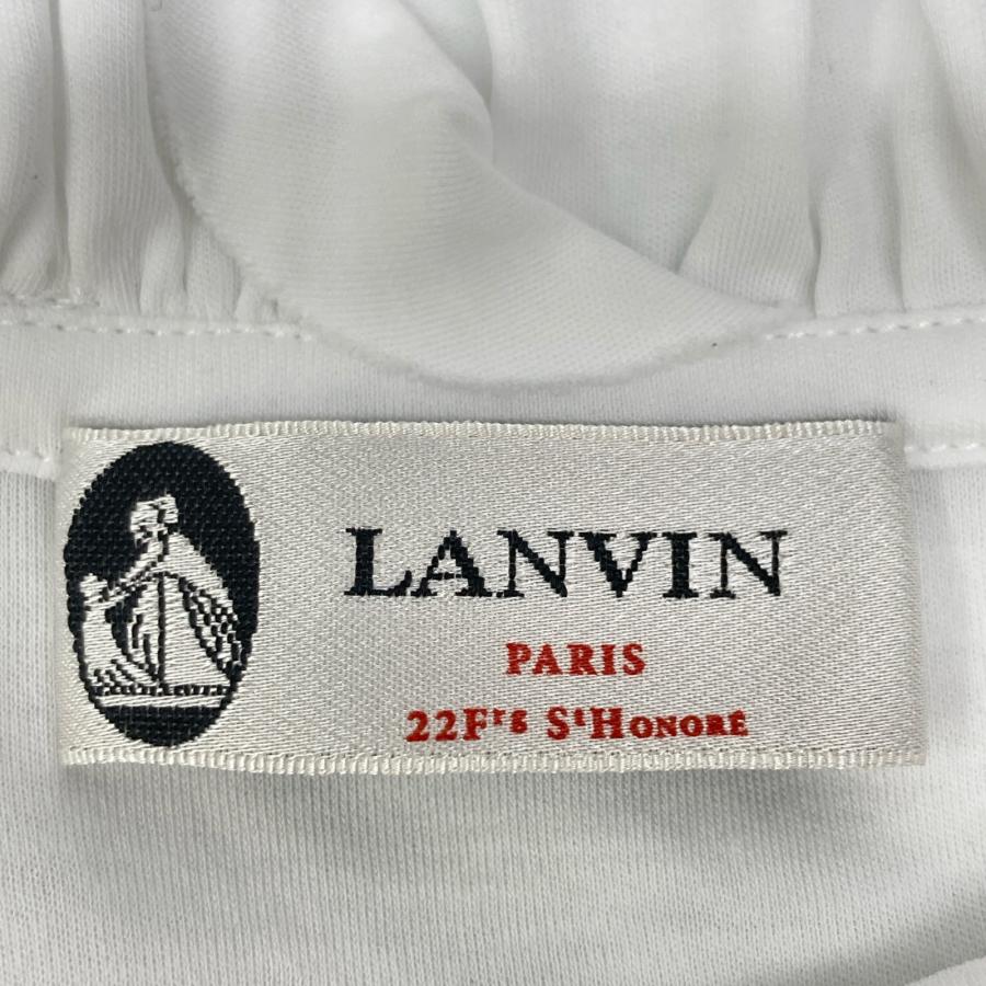 LANVIN ランバン ホワイト TO619J TS02 P18 フリル トップス ホワイト XS トップス コットン レディース 中古_2