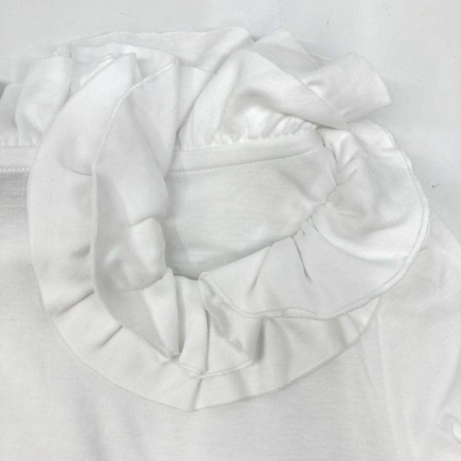LANVIN ランバン ホワイト TO619J TS02 P18 フリル トップス ホワイト XS トップス コットン レディース 中古_7