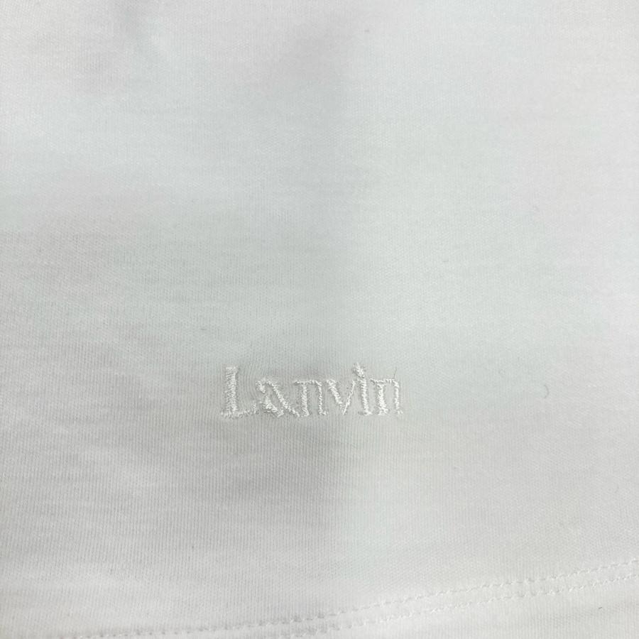 LANVIN ランバン ホワイト TO619J TS02 P18 フリル トップス ホワイト XS トップス コットン レディース 中古_8