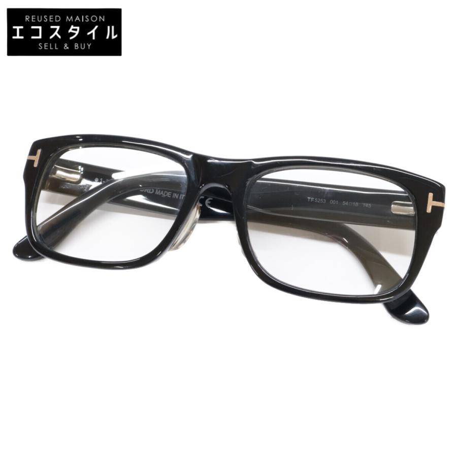 Tom Ford ブラック スクエア メガネ