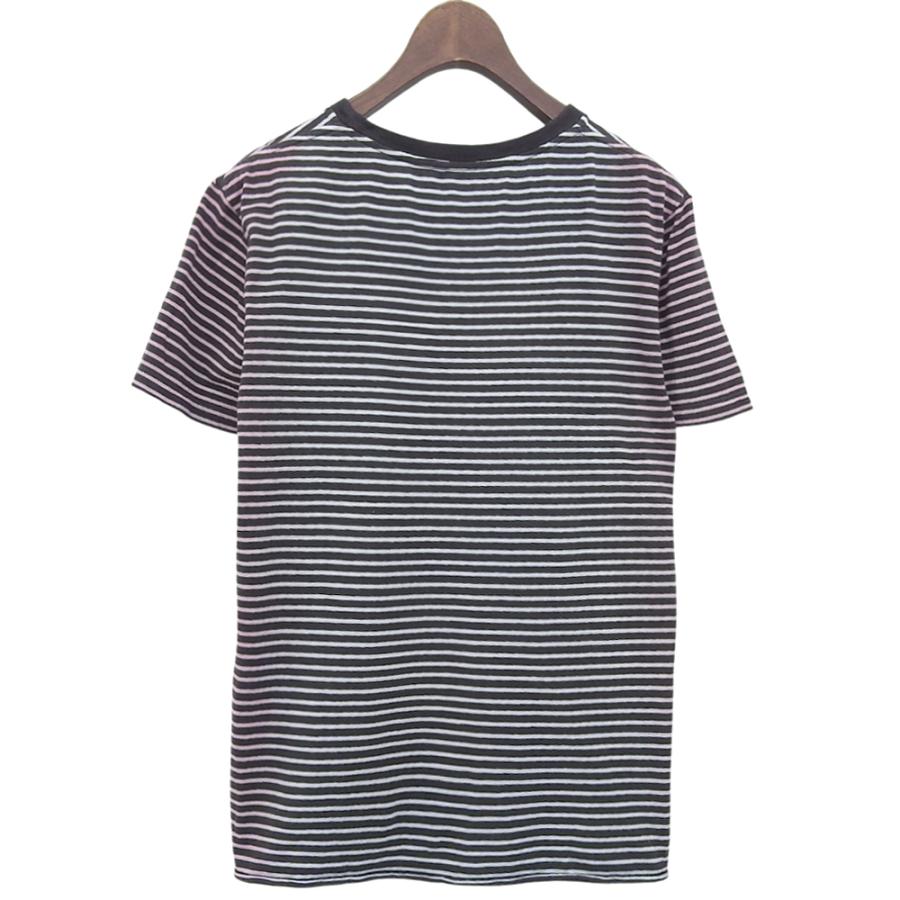 SAINT LAURENT ボーダー Tシャツ SAINT LAURENT サンローランパリ グラデーション ボーダー Tシャツ
