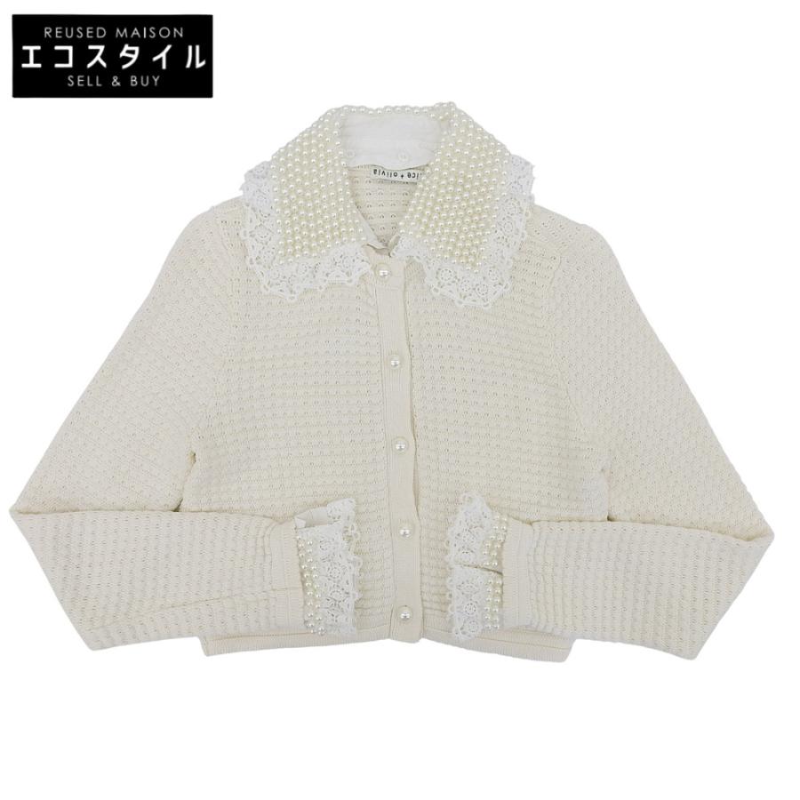 アリスアンドオリビア ニット ホワイト alice + olivia アリスオリビア  