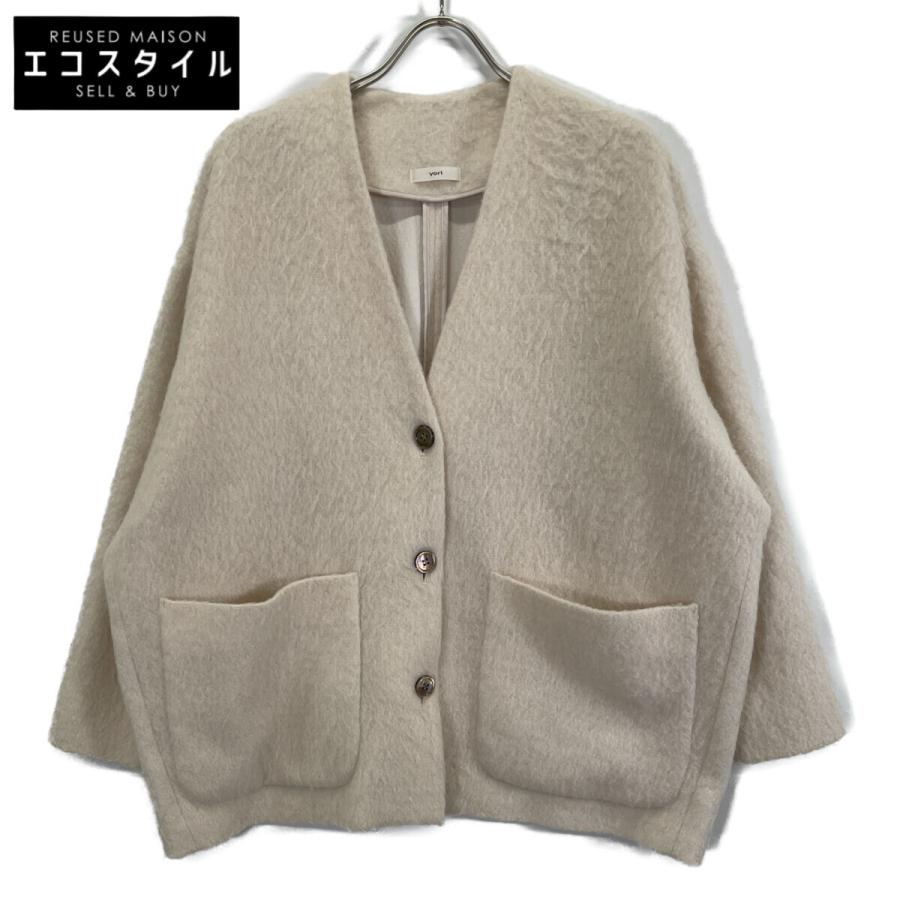新品タグ付きHeve カーディガン ニット コート ワンピース yori 圧縮ウールニットカーディガン【pre sale】 | pre sale| yori