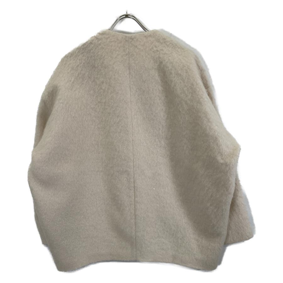 Yori ヨリ YR2125-098AW-6 ピンク モヘア混 シャギー コート オフ
