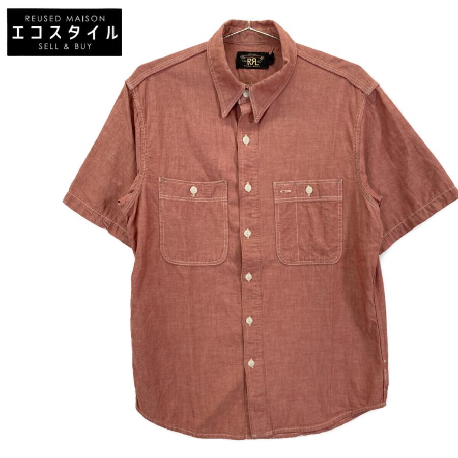RRL ダブルアールエル レッド 25SS セルヴィッジディテール シャンブレー ワークシャツ S RRL ダブルアールエル レッド 25SS セルヴィッジディテール