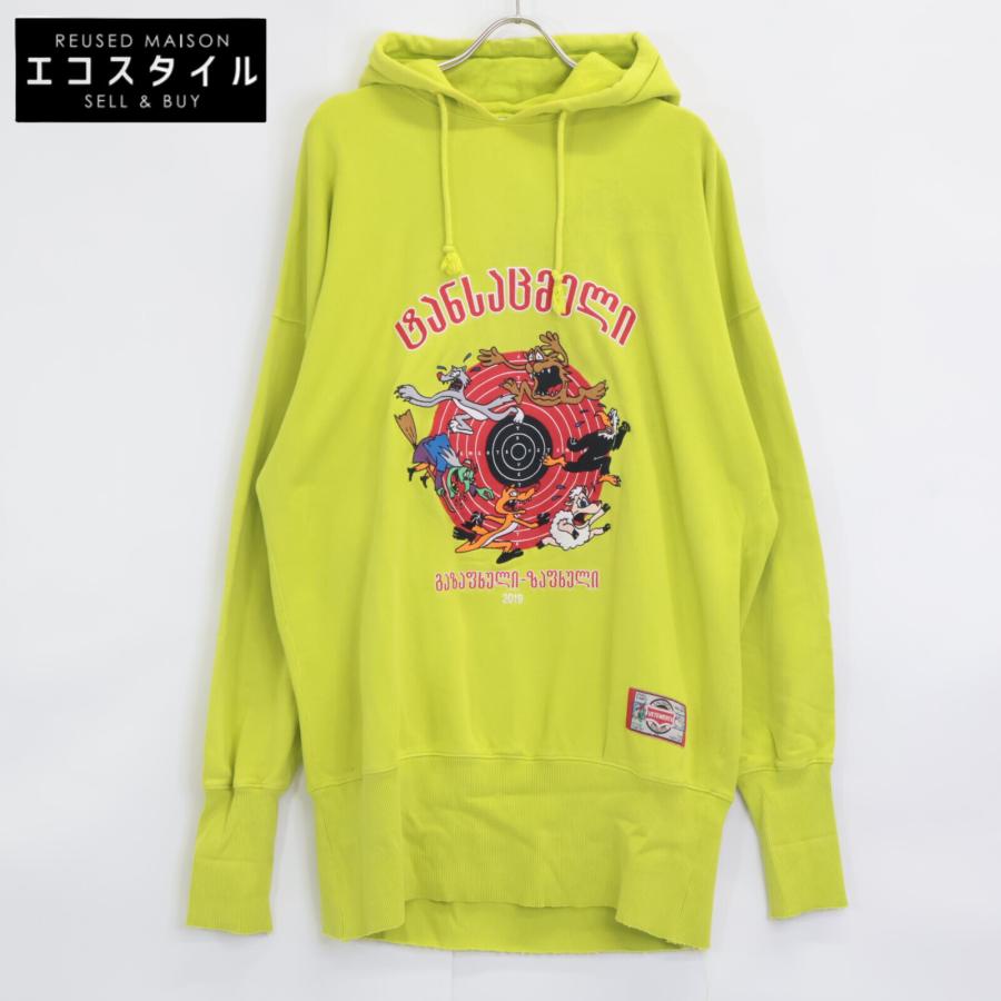 VETEMENTS ヴェトモン USS197010 19SS ライトグリーン カートゥーン 