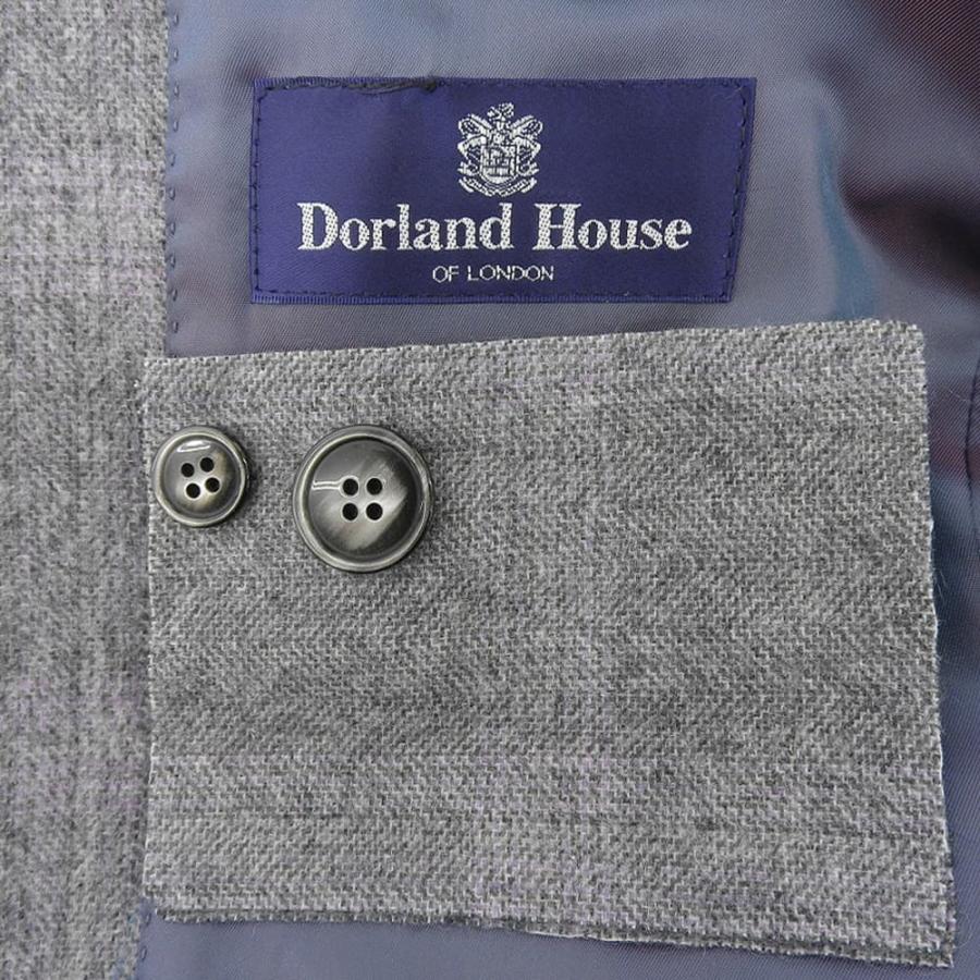 美品 Dorland House ドーランドハウス シャドーチェック カシミヤ100 