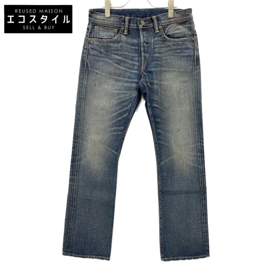 希少RRL DOUBLE RL ダブルアールエル ダメージ加工デニムワークパンツ ダブルアールエル RRL ラルフローレン デニム ジーンズ パンツ