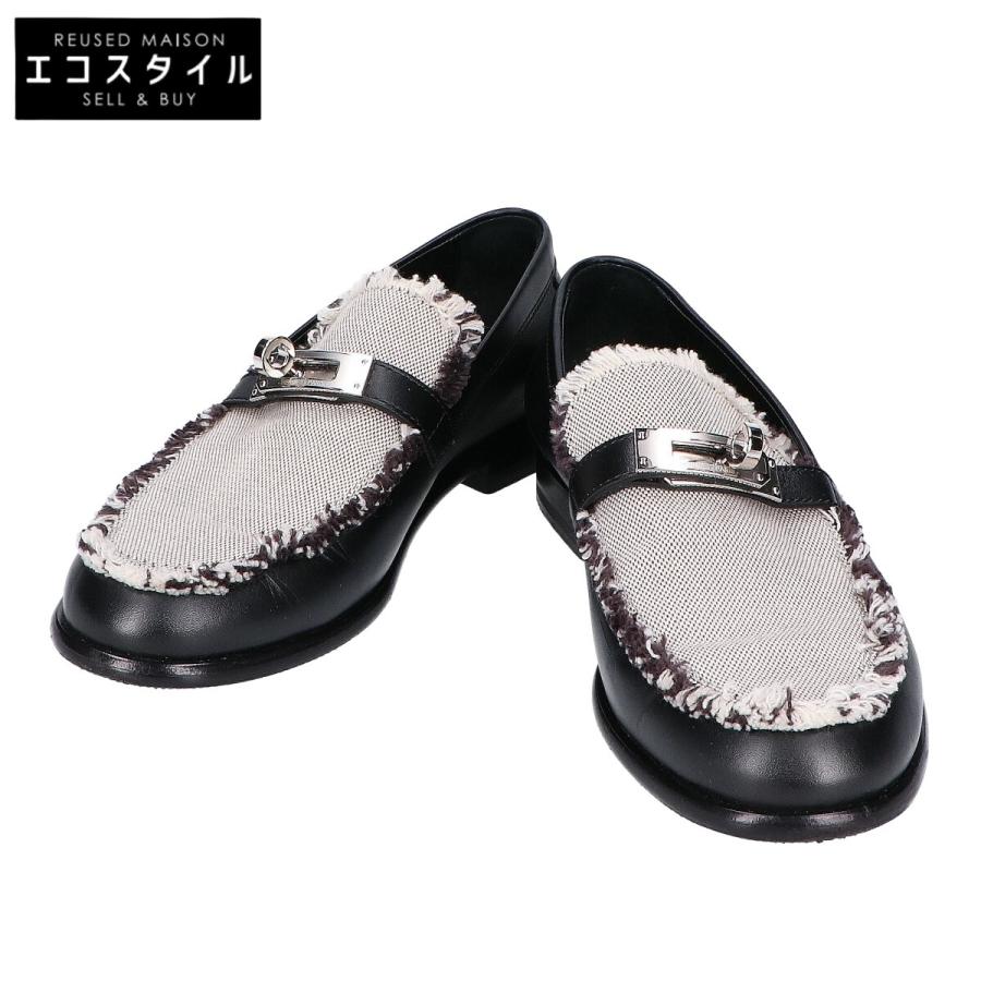 美品 HERMES エルメス S231065Z デスタン カーフ/キャンバス  