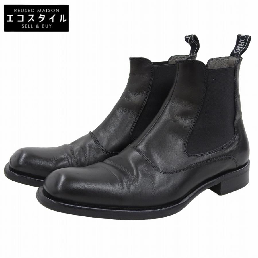 EMPORIO ARMANI エンポリオアルマーニ レザー サイドゴアブーツ メンズ