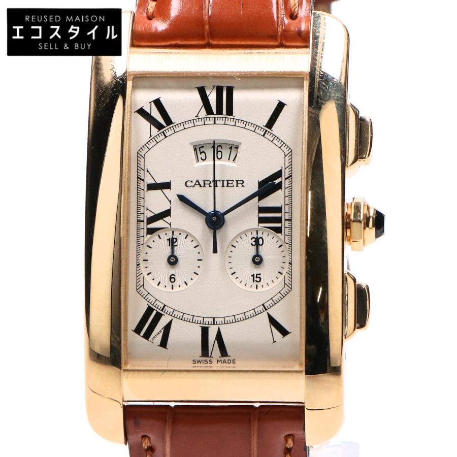 Cartier（カルティエ） 美品 W2605856 750 QZ タンク アメリカン