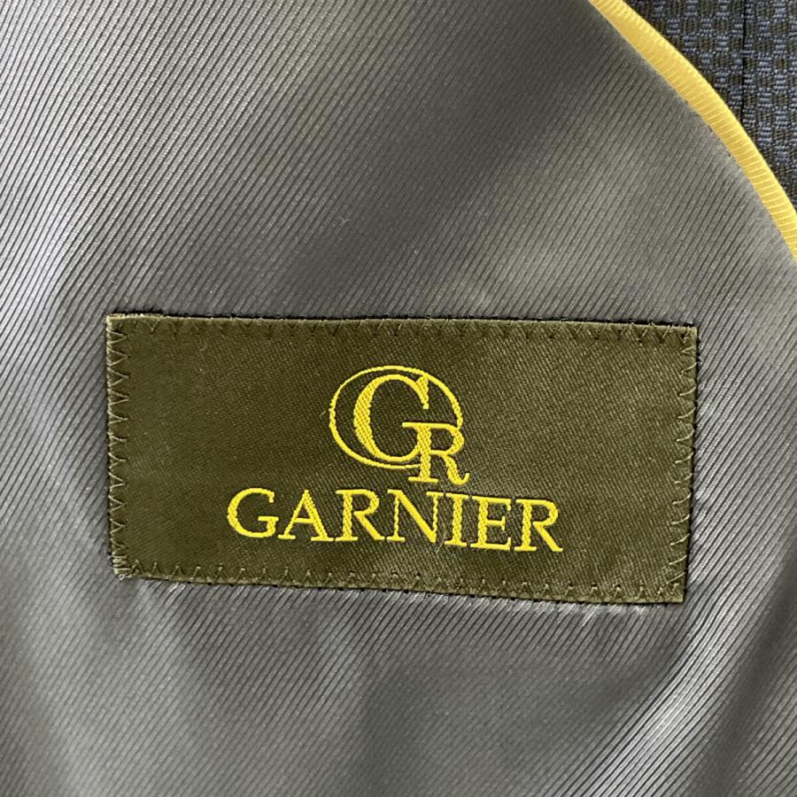 PAUL GARNIER ポールガルニエ 4025583011 開き見せ 2B センターベント ネイビー スーツ ネイビー Ｌ スーツ セットアップ ウール メンズ 中古_8