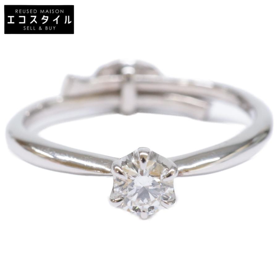 銀座ダイヤモンドシライシ SV950 Smile propose ring スマイル