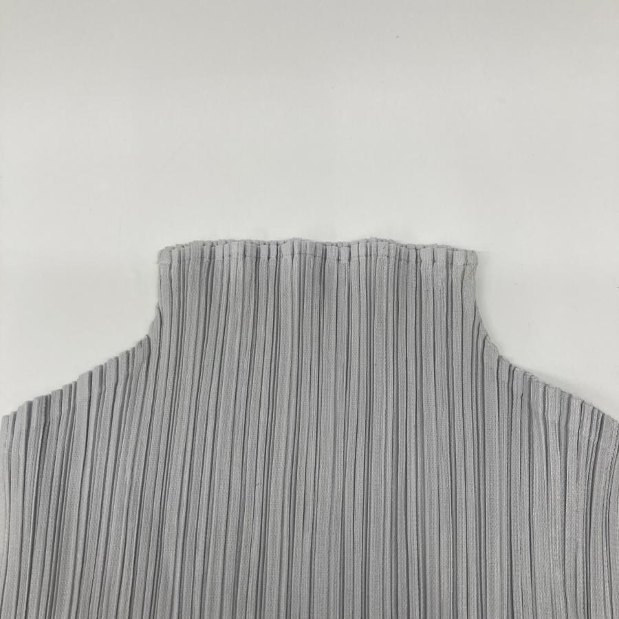 PLEATS PLEASE プリーツプリーズ PP01-JK406 グレー ハイネック