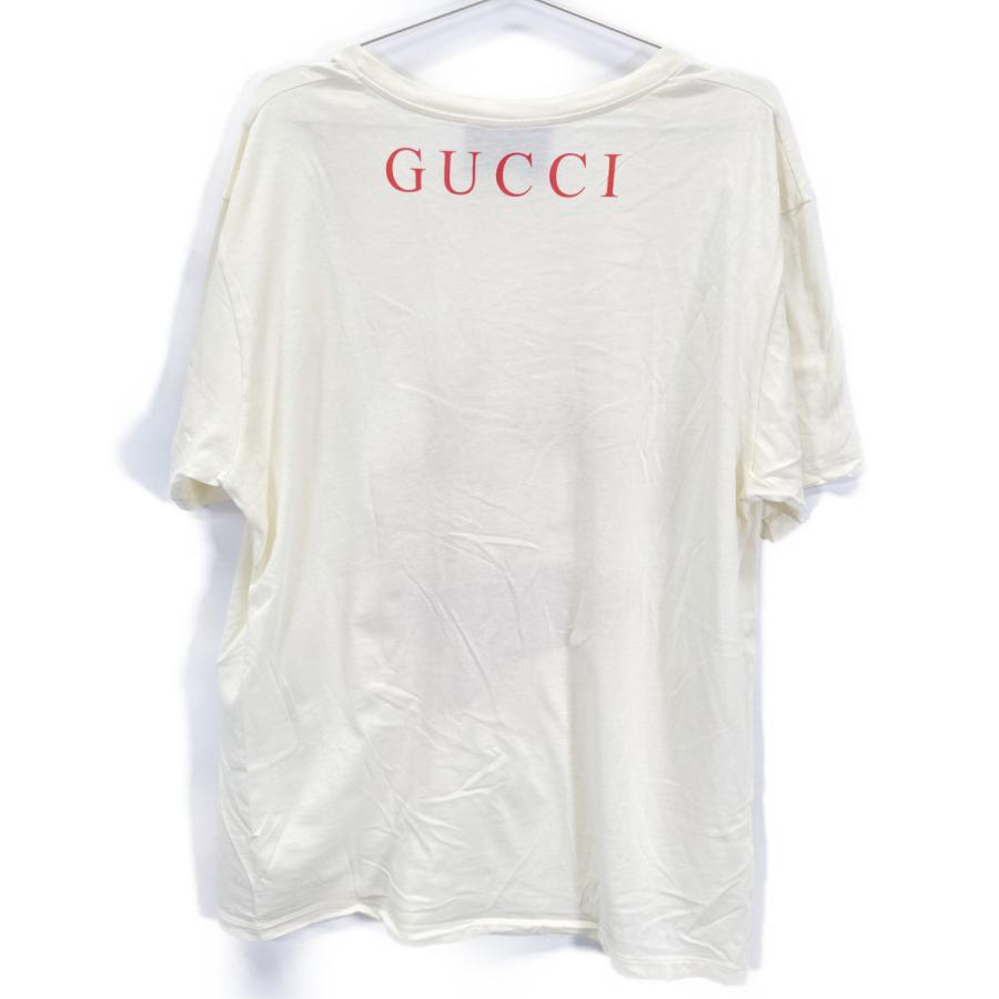 GUCCI（グッチ） 493117 アイボリー MAGNETISMO ANIMALE Tシャツ 