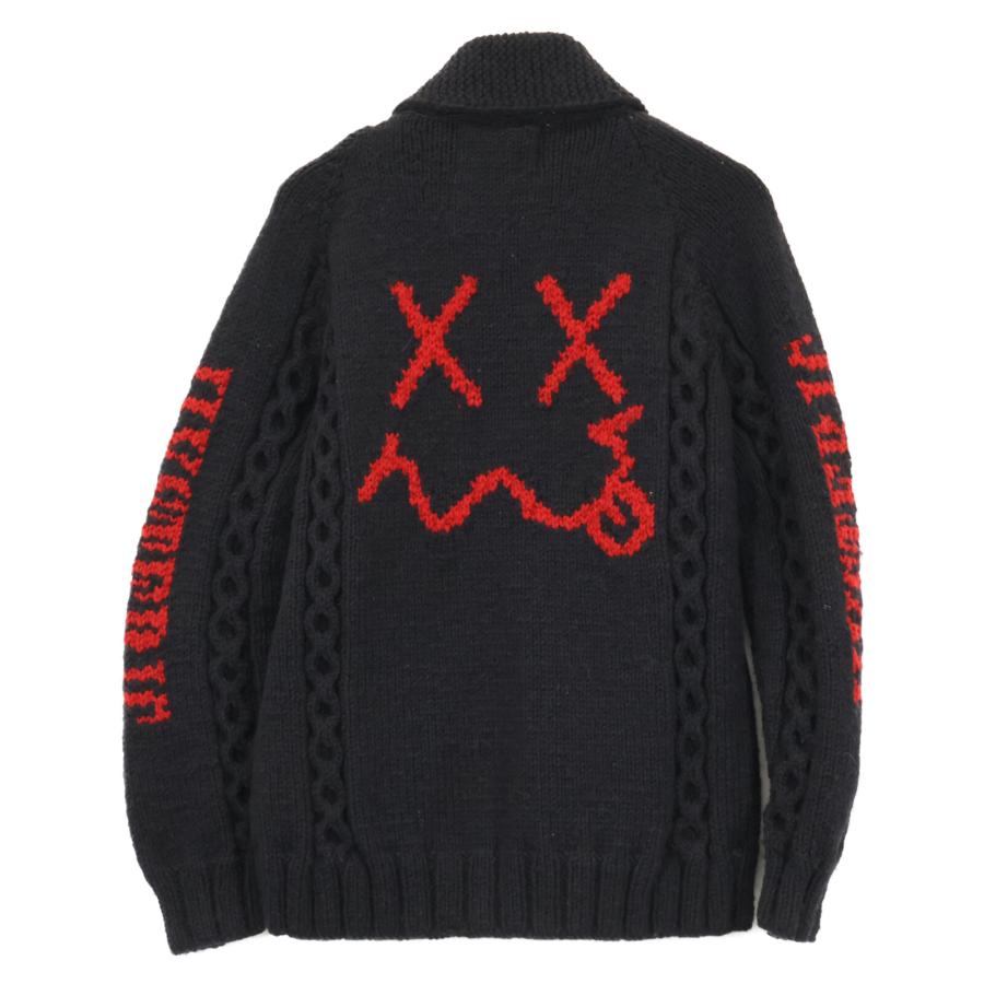 HYSTERIC GLAMOUR カウチンニット セーター デカロゴ HYSTERIC GLAMOUR ヒステリックグラマー CANADIAN SWEATERHYSTERIC