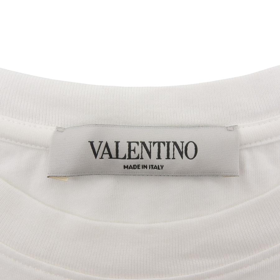 美品 VALENTINO ヴァレンティノ ロゴ コットン Tシャツ トップス