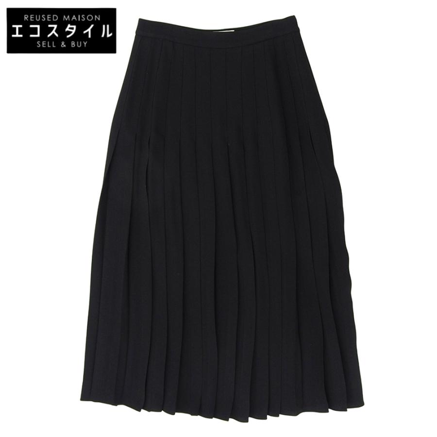 CELINE（セリーヌ） 美品 プリーツ スカート レディース ブラック 34