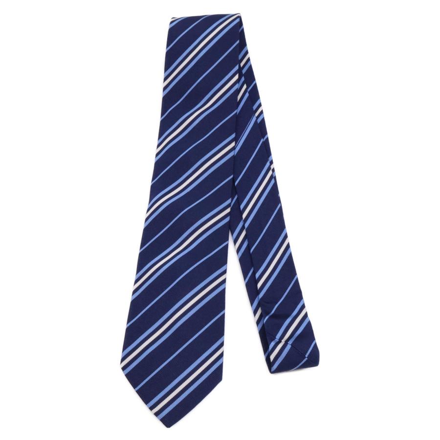 た*た様 HERMES ネイビー ドット柄 ネクタイ エルメス水玉柄 ドット柄 ネイビー/ブルー メンズ ネクタイ HERMES