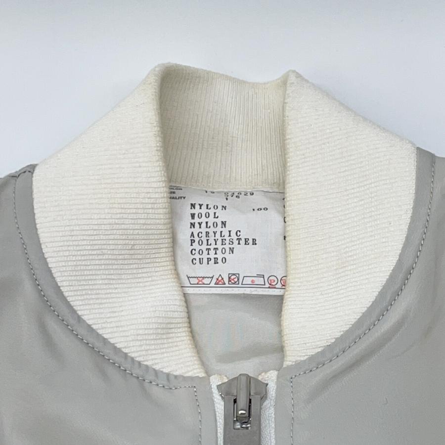 sacai（サカイ） 19-04629 グレー CABLE KNIT MA-1 JACKET グレー