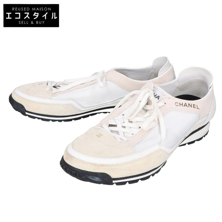 CHANEL（シャネル） G40014 ココマーク スエード ローカットスニーカー