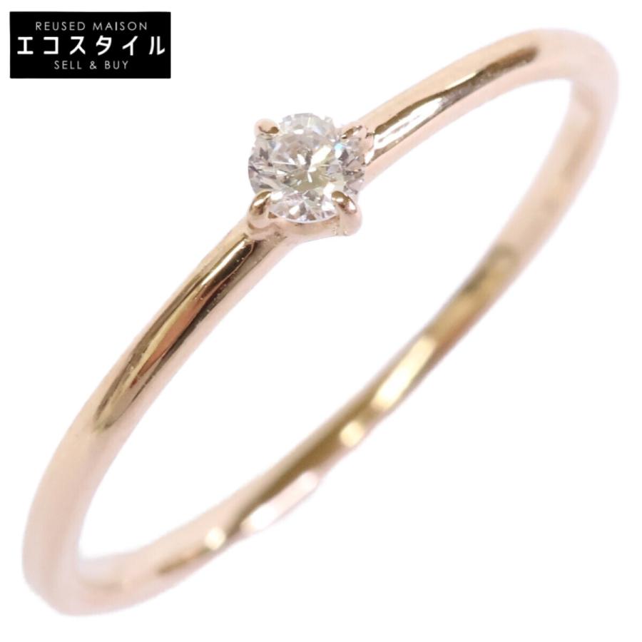 ete（エテ） 美品 K18 0.06 ブライト ダイヤモンド リング 指輪