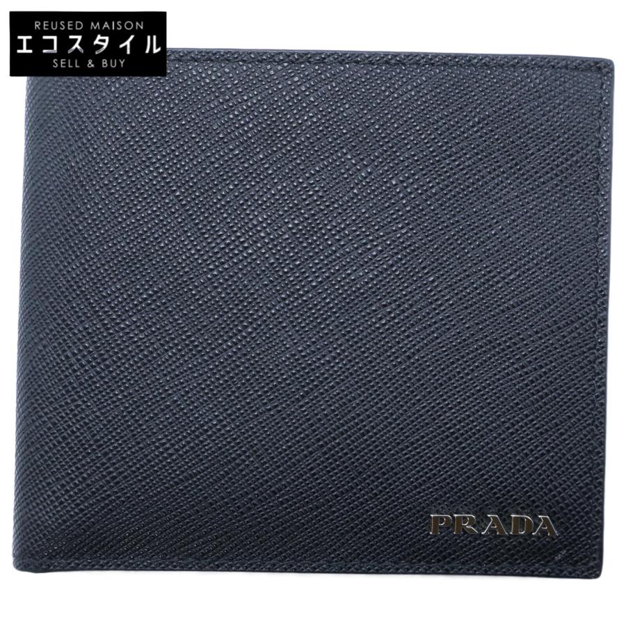 PRADA（プラダ） 新品同様/ 2M0738 サフィアーノマルティックレザー 二 
