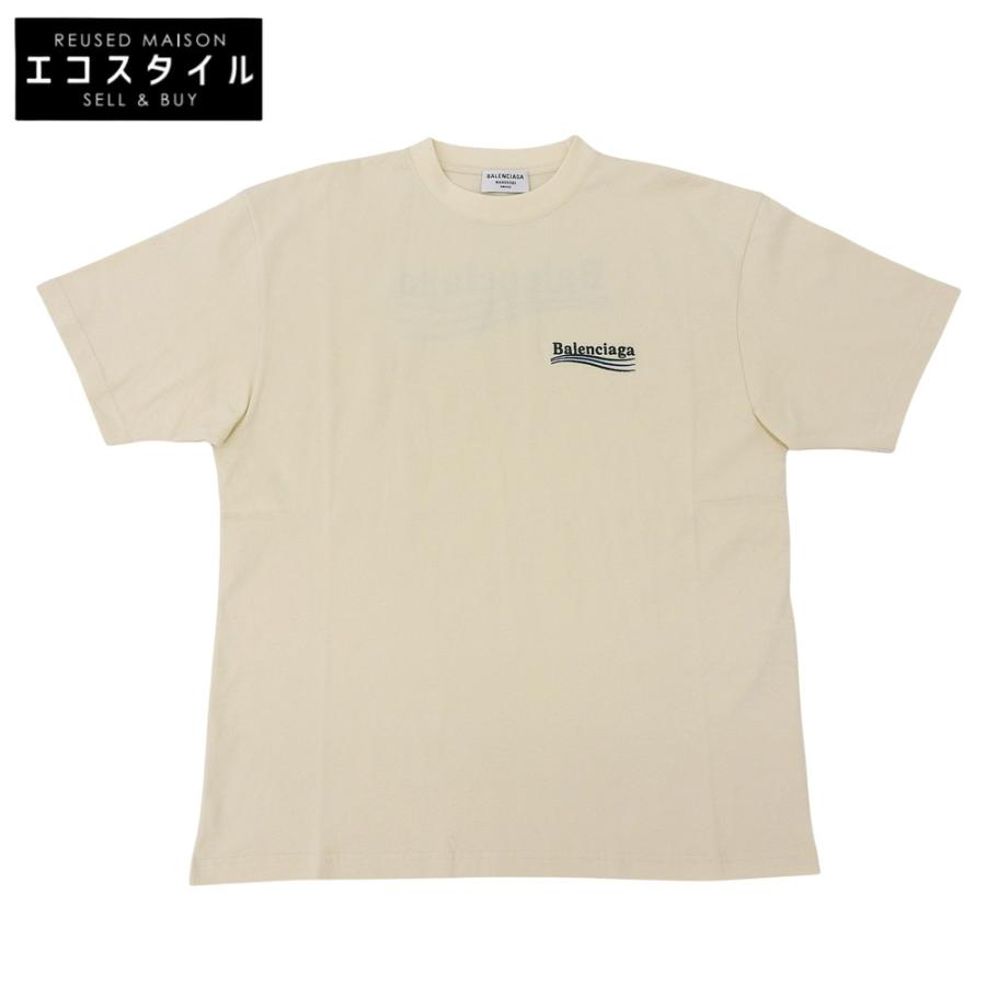 BALENCIAGA（バレンシアガ） 美品 コットン キャンペーンロゴ Tシャツ