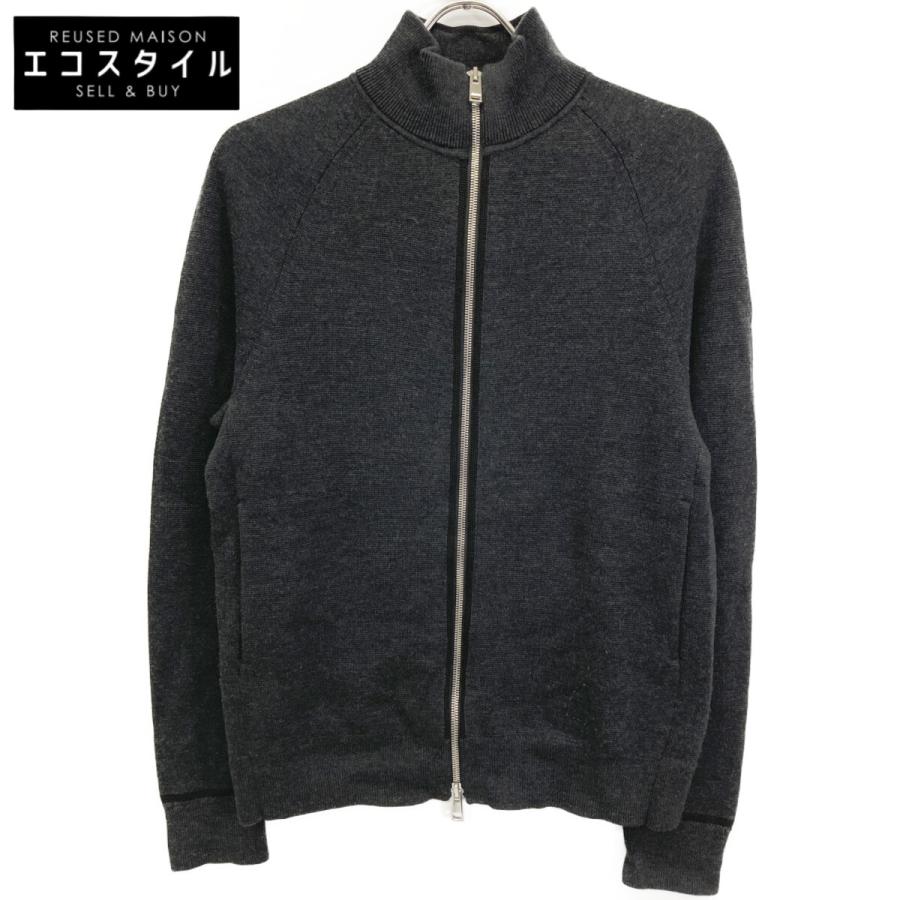 Theory セオリー トップス XS グレー メンズ theory（セオリー） 23年 02ー2303000 グレー モックネックジップ