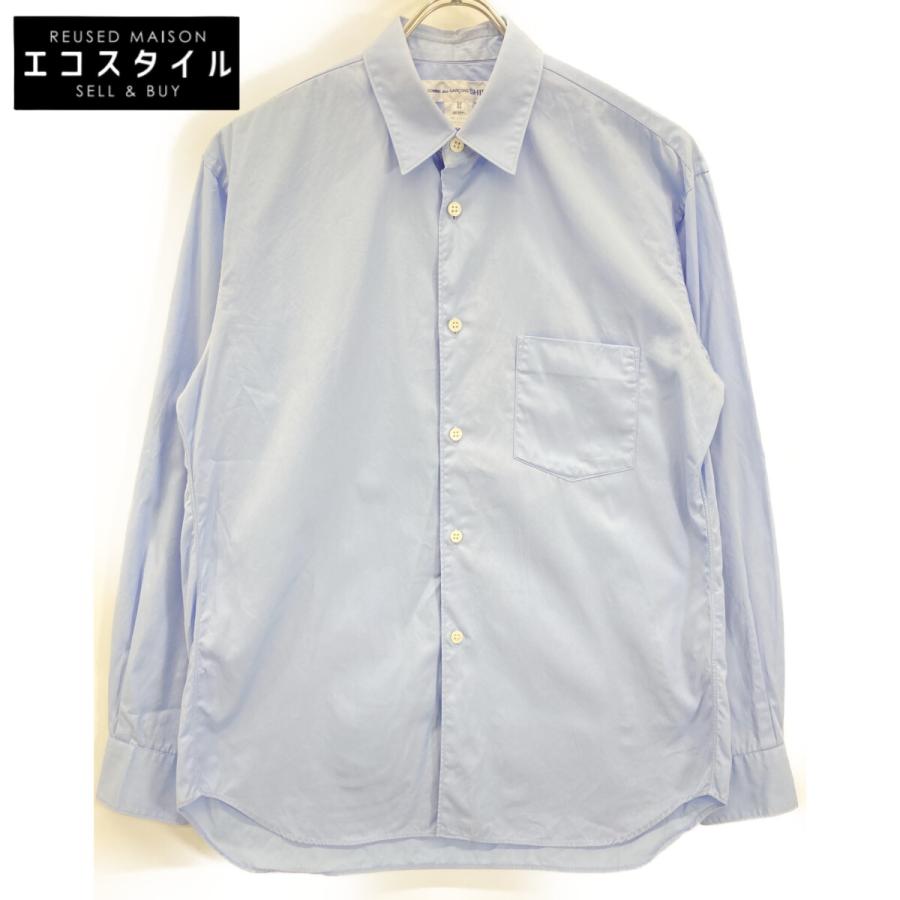 COMME des GARÇONS ライトブルー シャツ S COMME des GARCONS SHIRT コムデギャルソンシャツ FZ-B021 ブルー