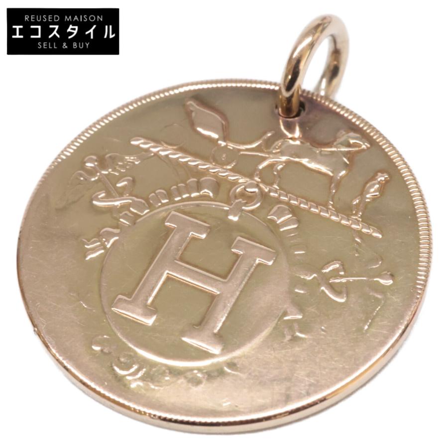 HERMES エルメス 750 エクスリブリス ペンダントトップ ライトピンク