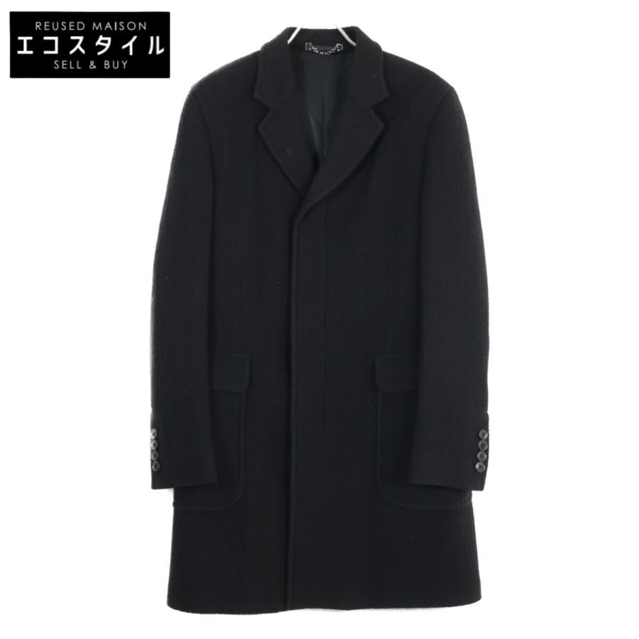 GUCCI（グッチ） ブラック 355316 ウール混 オーバーコート ブラック