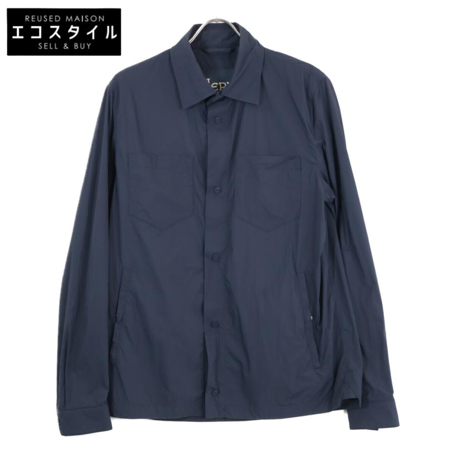 HERNO（ヘルノ） GI000420U ネイビー ナイロンシャツジャケット