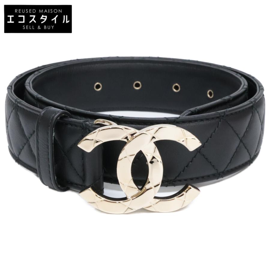 極美品✨シャネル マトラッセ サイドゴアブーツ ココマーク 38 ラムスキン CHANEL（シャネル） レザー ココマーク バックロゴ サイドゴア ブーツ